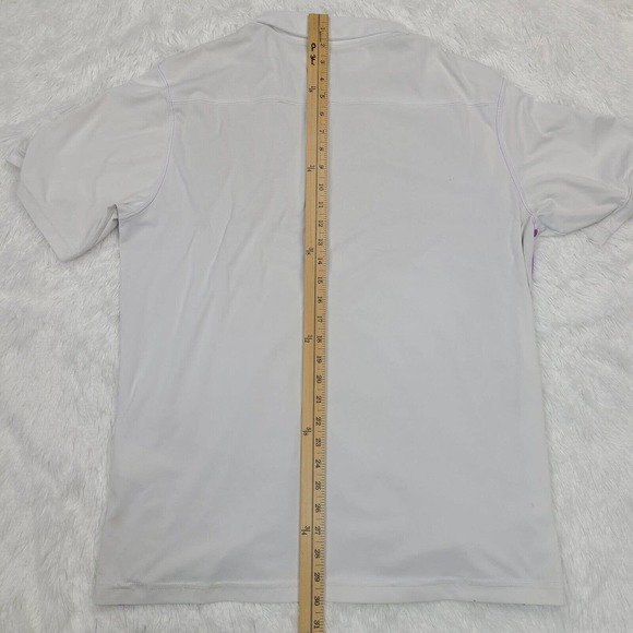 St. Andrews of Scotland Polo Golf Shirt Men's Large Purple White‎ Short Sleeve - Picture 11 of 12